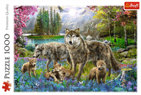 Trefl 1000 - Lupine family-3