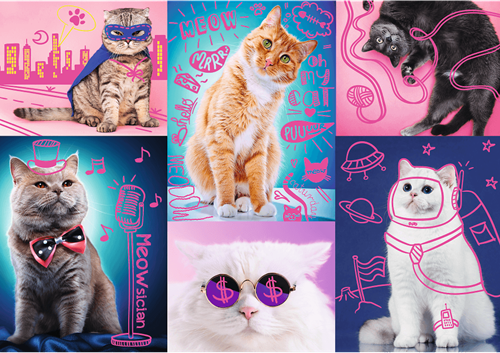 Trefl 1000NC -Super cats-2