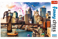 Trefl 1000FC - Cats in New York-3