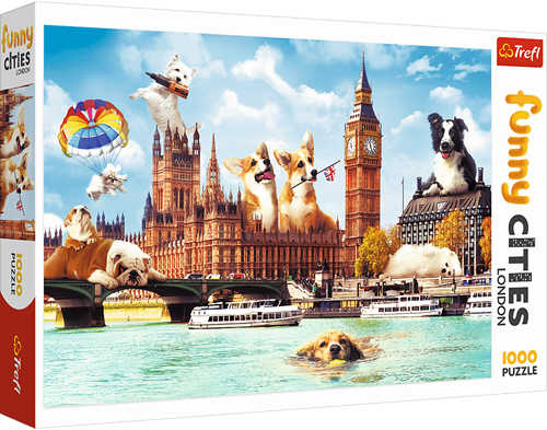 Trefl 1000FC - Dogs in London