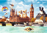 Trefl 1000FC - Dogs in London-2