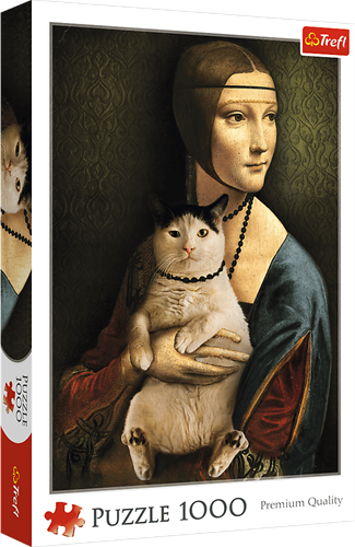 Trefl 1000 - Lady with a cat