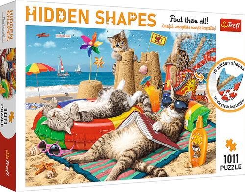 Trefl 1000HS - Feline Holidays