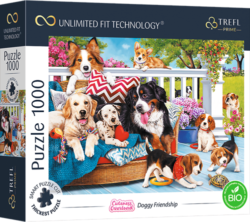 Trefl 1000U - Doggy Love_FSC Mix 70%