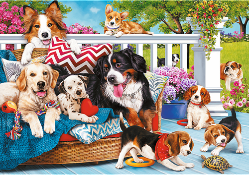 Trefl 1000U - Doggy Love_FSC Mix 70%-2