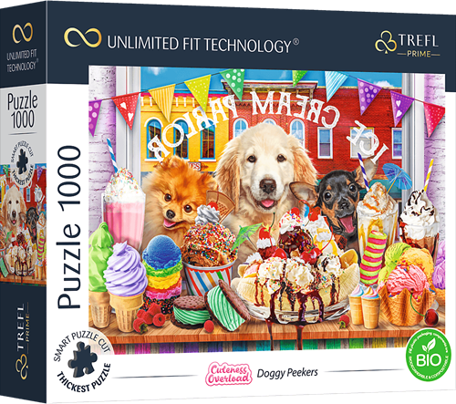 Trefl 1000U - Doggy Peekers_FSC Mix 70%