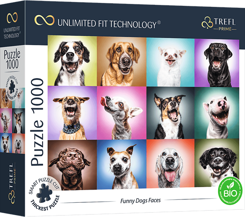 Trefl 1000U - Funny Dogs Faces_FSC Mix 70%