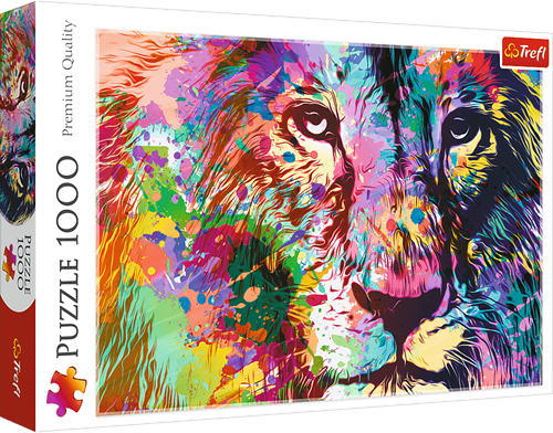 Trefl 1000 - Colorful Lion
