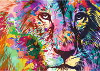 Trefl 1000 - Colorful Lion-2