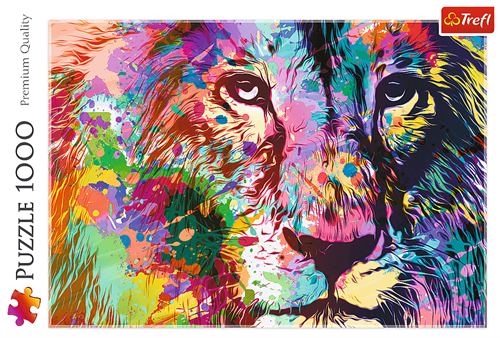 Trefl 1000 - Colorful Lion-3