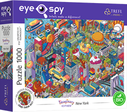Trefl 1000UES - IMAGINARY CITIES: New York, USA_FSC Mix 70%