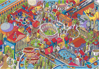 Trefl 1000UES - IMAGINARY CITIES: Rome, Italy_FSC Mix 70%-3