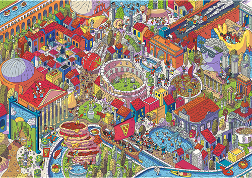 Trefl 1000UES - IMAGINARY CITIES: Rome, Italy_FSC Mix 70%-3