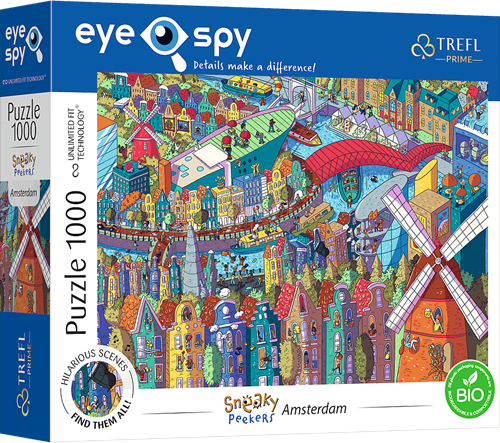Trefl 1000UES - SNEAKY PEAKERS: Amsterdam, The Netherlands_F