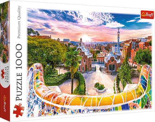 Trefl 1000 - Sunset over Barcelona, Spain