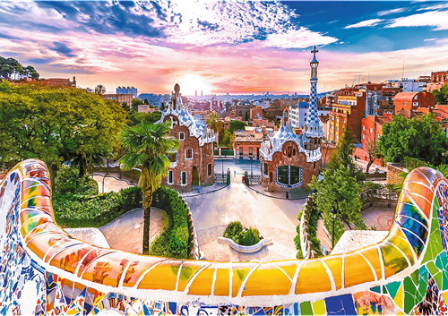 Trefl 1000 - Sunset over Barcelona, Spain-2