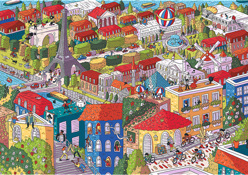Trefl 1000UES - SNEAKY PEAKERS: Paris, France_FSC Mix 70%-3
