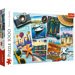 Trefl 1000 - Holiday Postcards