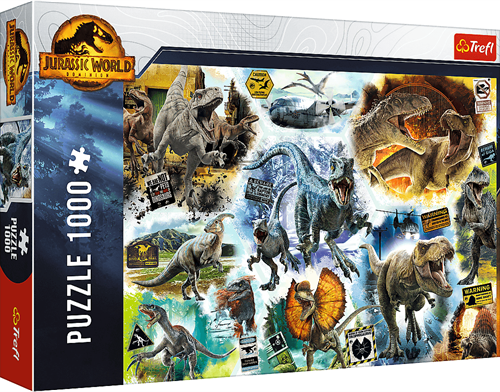 Trefl 1000 - Tracking Dinosaurs / Universal Jurassic World