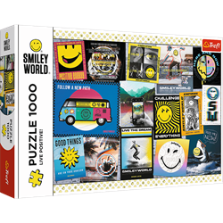 Trefl 1000 - Live Positive! / Smiley