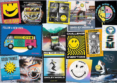 Trefl 1000 - Live Positive! / Smiley-2