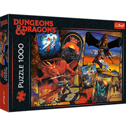 Trefl 1000 - Legendary Monsters of Faerun / Hasbro Dungeons