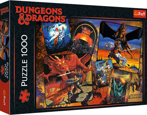 Trefl 1000 - Legendary Monsters of Faerun / Hasbro Dungeons