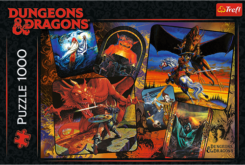 Trefl 1000 - Legendary Monsters of Faerun / Hasbro Dungeons-3