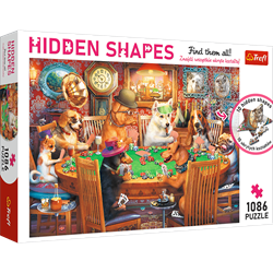 Trefl 1000 Hidden Shapes - Game Night