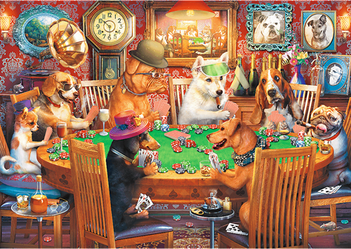 Trefl 1000 Hidden Shapes - Game Night-2