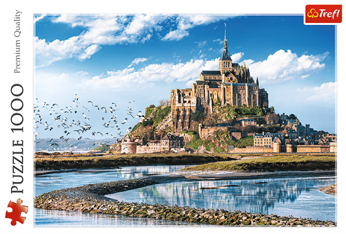 Trefl 1000 - Mont Saint-Michel, France-3