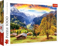 Trefl 1000  - A picturesque alpine village