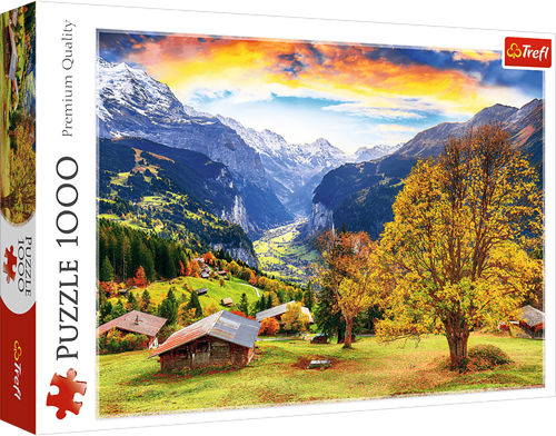 Trefl 1000  - A picturesque alpine village