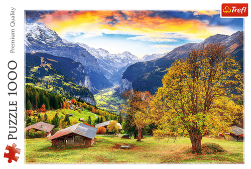 Trefl 1000  - A picturesque alpine village-3