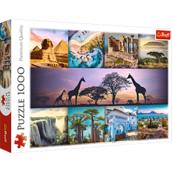 Trefl 1000  - Collage - Africa
