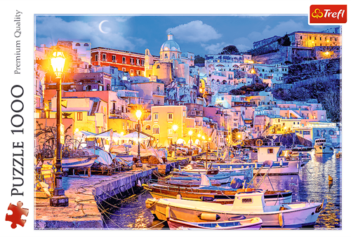 Trefl 1000  - Procida island by night, Italy-3