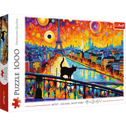 Trefl 1000  - Cat in Paris
