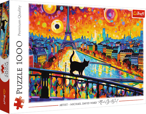 Trefl 1000  - Cat in Paris