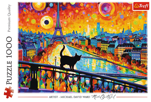 Trefl 1000  - Cat in Paris-3
