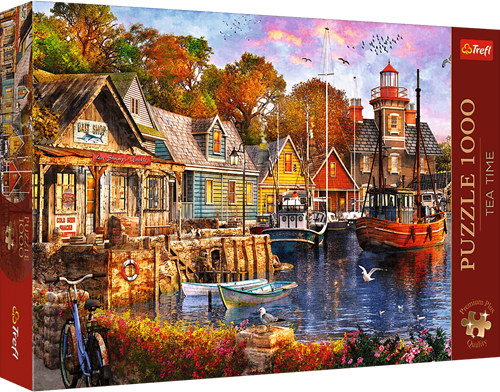 Trefl 1000 Premium Plus  - Tea Time: Seaside Harbour_FSC Mix 70%