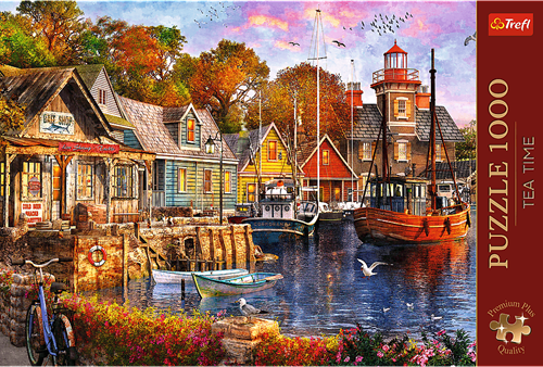 Trefl 1000 Premium Plus  - Tea Time: Seaside Harbour_FSC Mix 70%-3