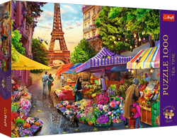 Trefl 1000 Premium Plus  - Tea Time: Flower Market, Paris_FSC Mix 70%