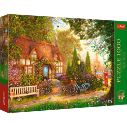 Trefl 1000 Premium Plus  - Tea Time: Thatched Cottage_FSC Mix 70%
