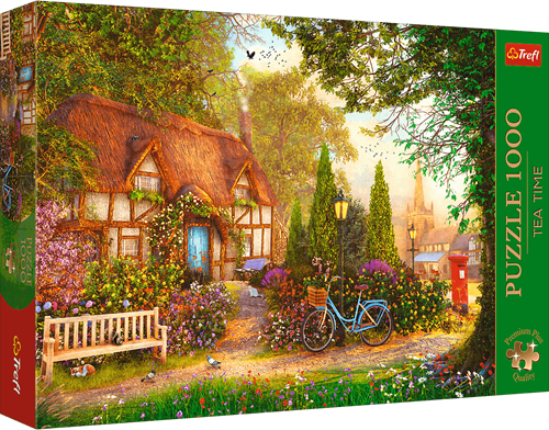 Trefl 1000 Premium Plus  - Tea Time: Thatched Cottage_FSC Mix 70%