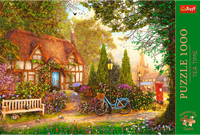 Trefl 1000 Premium Plus  - Tea Time: Thatched Cottage_FSC Mix 70%-3