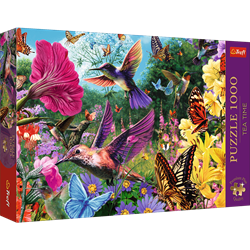 Trefl 1000 Premium Plus  - Tea Time: Hummingbird Garden_FSC Mix 70%