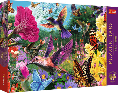 Trefl 1000 Premium Plus  - Tea Time: Hummingbird Garden_FSC Mix 70%