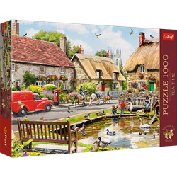 Trefl 1000 Premium Plus  - Tea Time: Summer Village_FSC Mix 70%