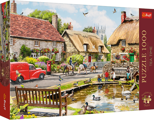 Trefl 1000 Premium Plus  - Tea Time: Summer Village_FSC Mix 70%