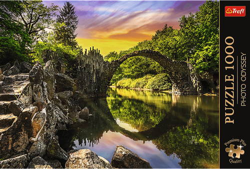 Trefl 1000 Premium Plus  - Photo Odyssey: Rakotz Bridge in Kromlau, Germany_FSC Mix 70%-3